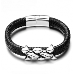 Armband-Leder-Tribal-Knoop